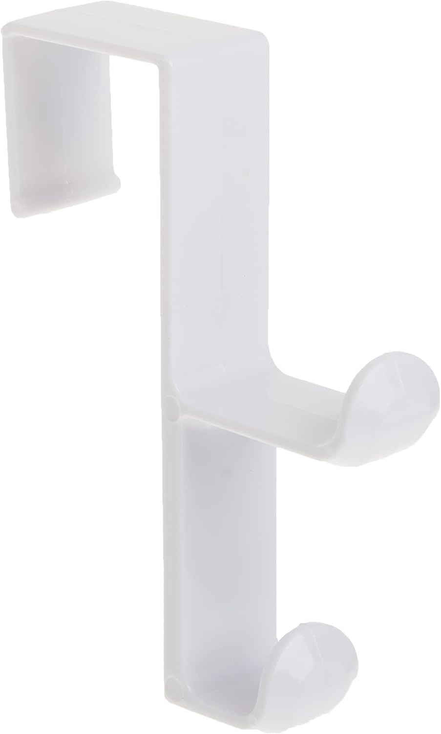 iDesign Over the Door, Organizer Hook for Coats, Hats, Robes, Towels - Double Hook, White