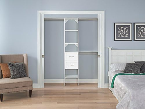 Closetmaid Ss16-Cos2dr Suitesymphony 6 To 9 Foot Wide Closet System Kit - White