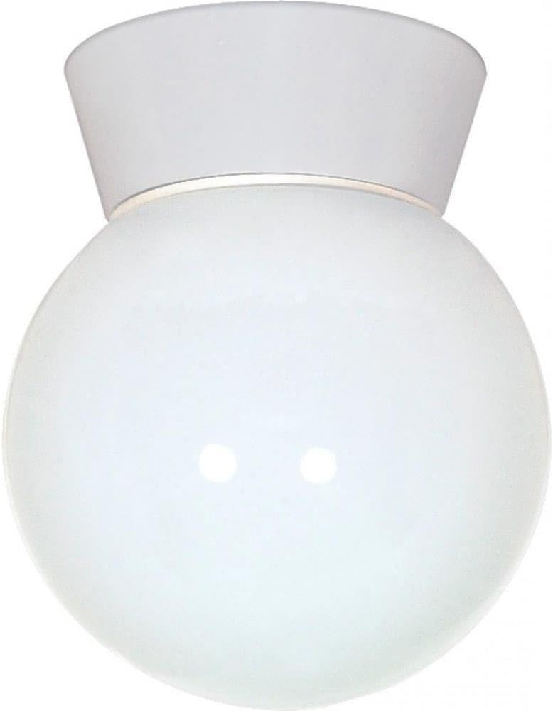 Nuvo 77-532 - OUTDOOR WHITE 6" WHT BALL FIXT