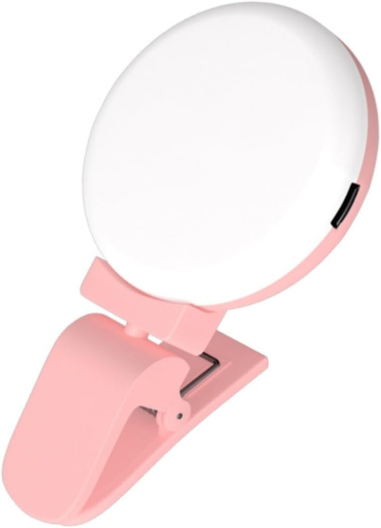 CHILDWEET Clip Brightness Phone Lamp for Streaming Portable Lightweight Design Convenient Clip Easy Use