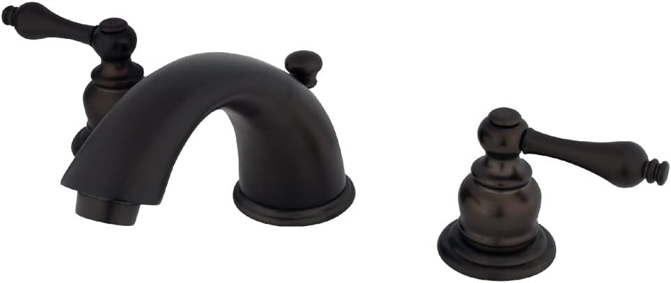Kingston Brass KB975AL Victorian Widespread Bathroom Faucet, Oil Rubbed Bronze