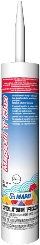 MAPEI Mapesil T Plus 10.1-oz Tile & grout Jet Black #5118 Silicone Caulk
