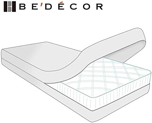 Bedecor Zippered King Mattress Protector Cover for 3"-6" Depth Mattress,Fully Encased Liquid Proof Urine Pee Protection Breathable Smooth Incontinence Pet Baby Potty Training