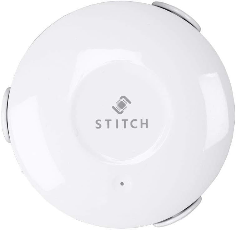 Monoprice Wireless Smart Water Leak/Flood Sensor - White with Probe and Alarm, No Hub Required (Supports IFTTT) - From STITCH Collection