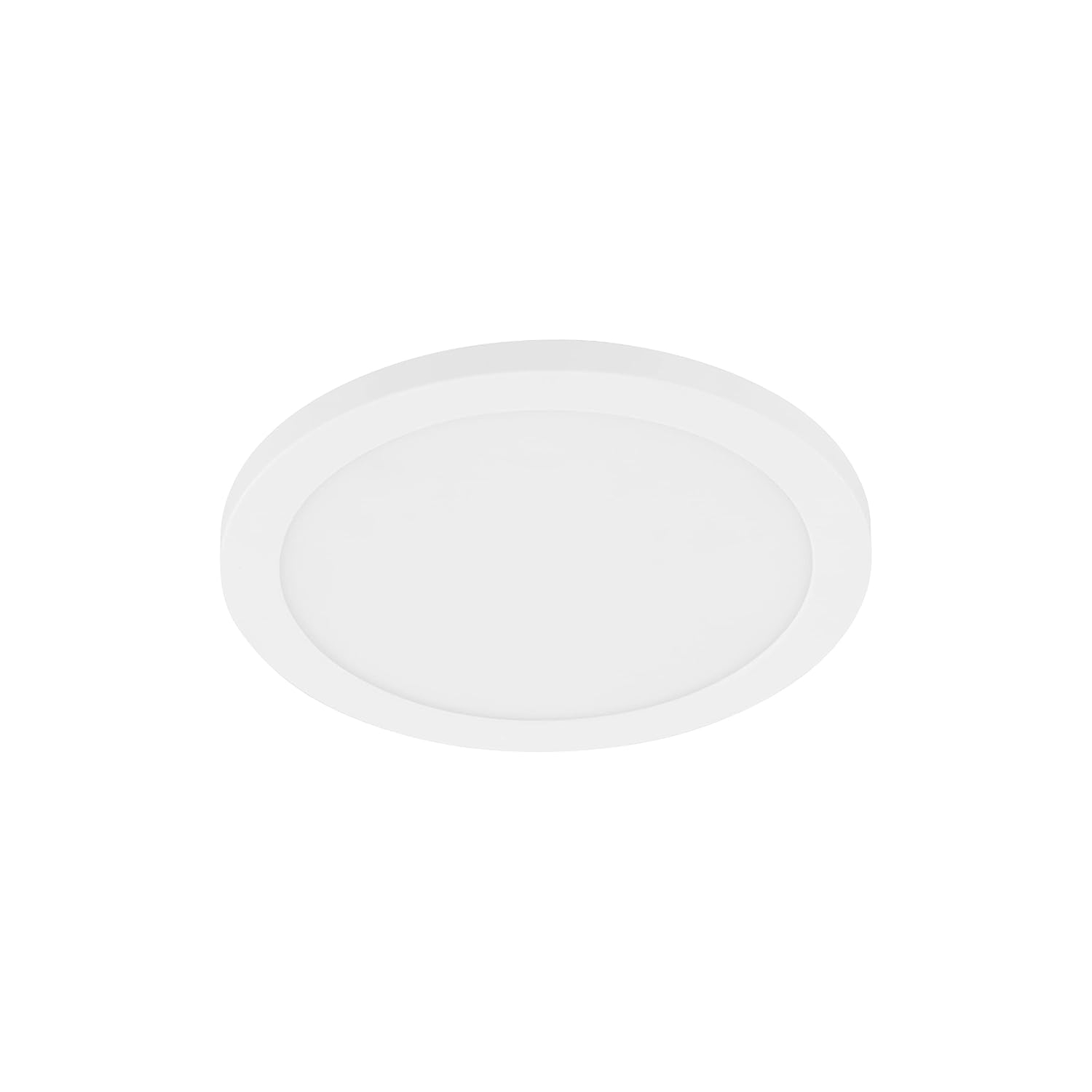 Eglo Trago 9" Contemporary Brushed Nickel LED Flush Mount Light