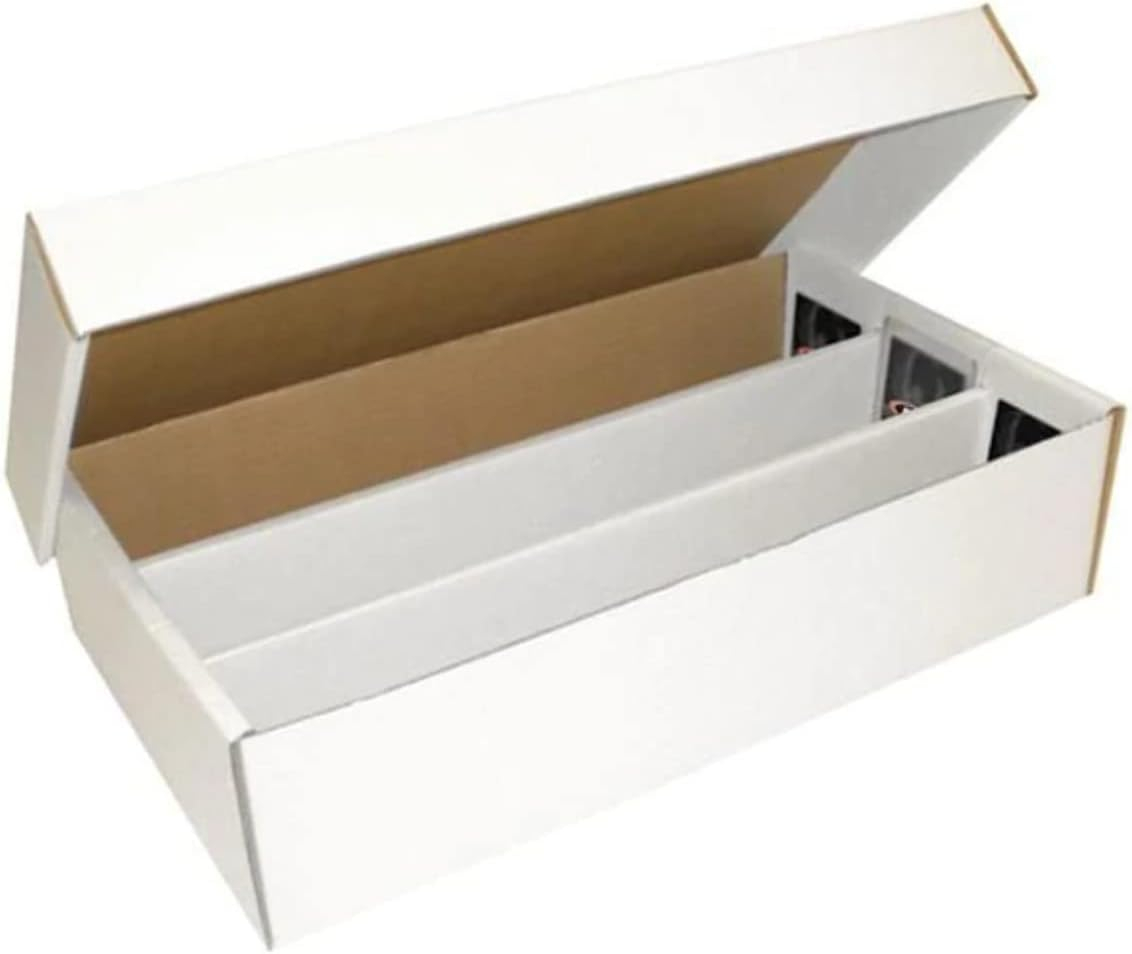 BCW 3000 Count 3 Row Super Shoe Trading Card Storage Box
