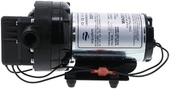 Aquatec 550 Series 2.8 GPM Black and Silver Water Pump