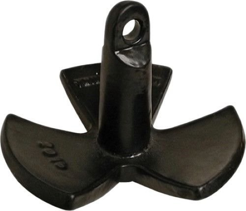 12 lb Black Vinyl Coated Cast Iron River Anchor