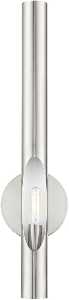 Livex Lighting Acra 1 - Light Wall Light in  Brushed Nickel