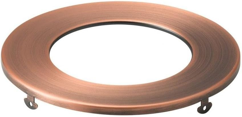 Antique Copper 4-Inch Round Slim Downlight Trim
