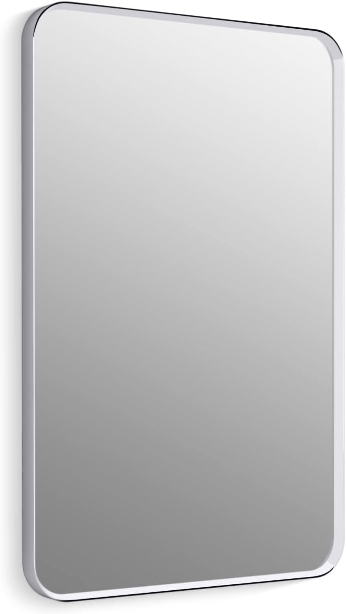 KOHLER Essential Rectangular Wall Mirror, Bathroom / Vanity Mirror with Frame
