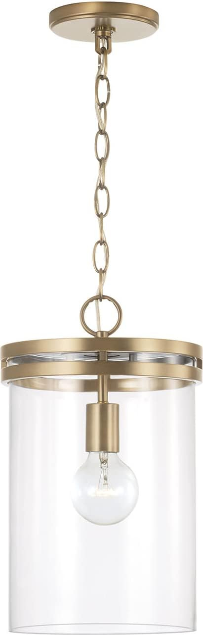 Capital Lighting 348711 Fuller 10" Wide Mini Pendant - Brass