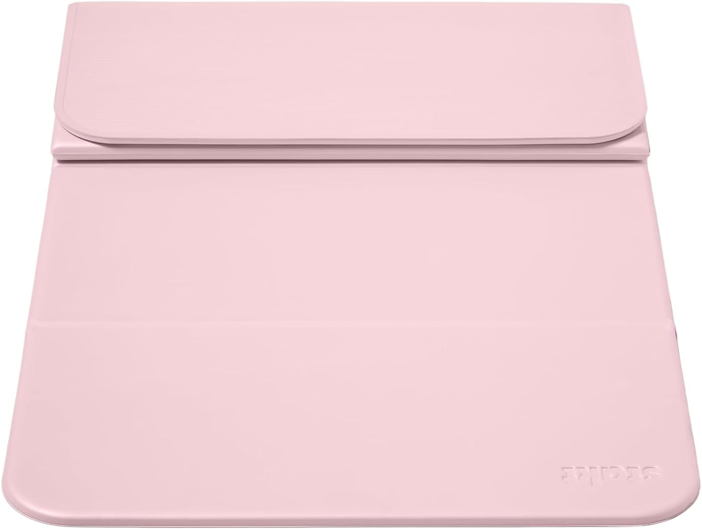 Foldable Pink PVC Yoga and Fitness Mat with Non-Slip Surface