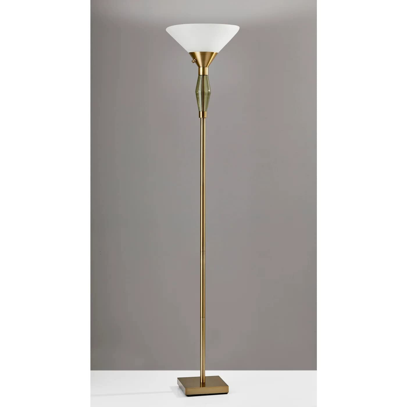 Clyde Torchiere Floor Lamp (71")