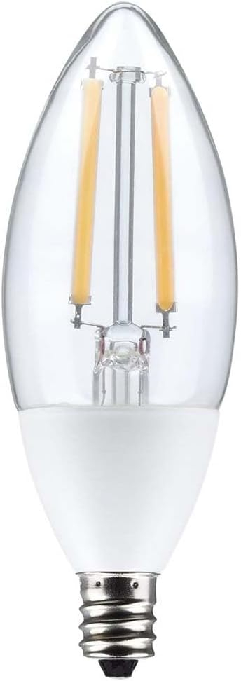 Satco 5 Watt B11 - Dusk to Dawn LED - 5000K - Candelabra Base - 120 Volt - 90 CRI