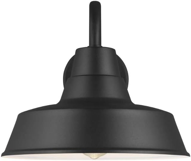 Fisher Outdoor Sconce - Black / 12"Dia