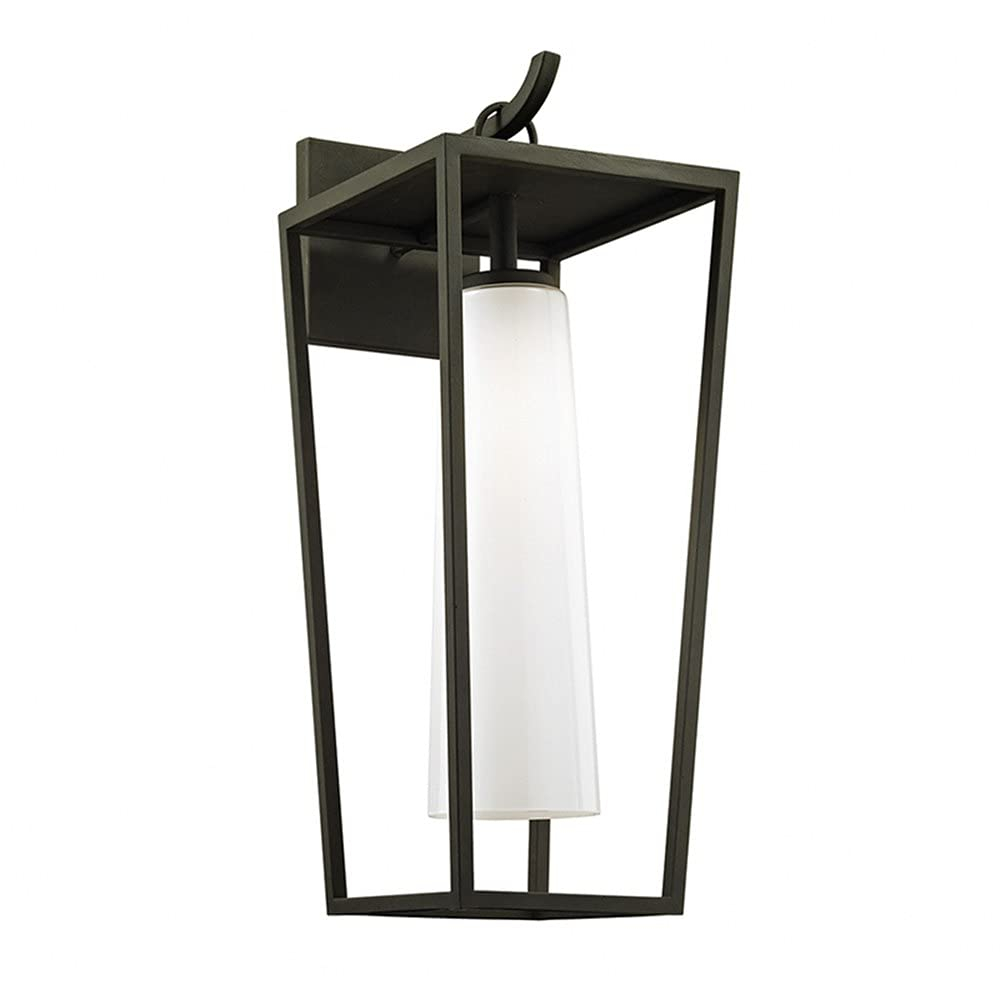 Troy Lighting Mission Beach 1 - Light Wall Light in  Black Opal Shade