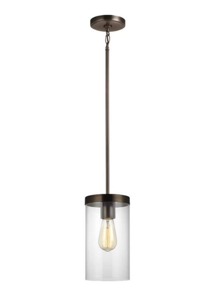 Sea Gull Lighting 6590301-778 Zire Pendant, 1-Light 60 Watts, Brushed Oil Rubbed Bronze