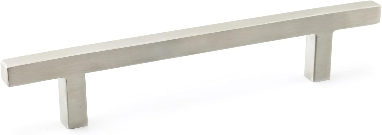 Richelieu Sunset 5-1/16-in , 128mm Center to Center Stainless Steel Rectangular Handle