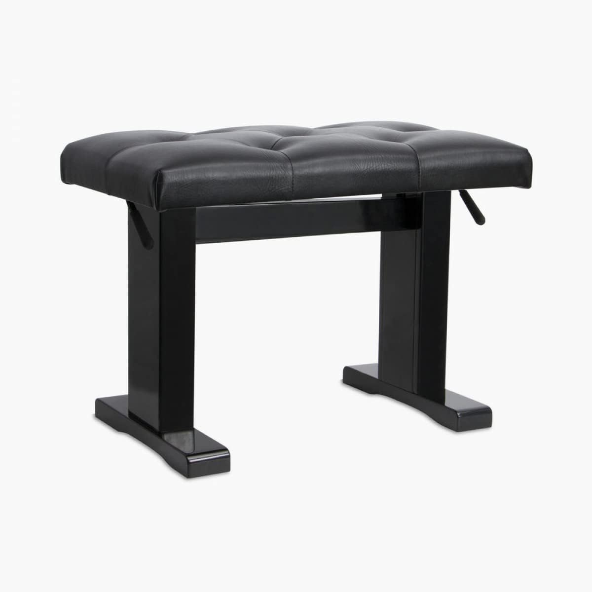 On-Stage Height Adjustable Piano Bench Black