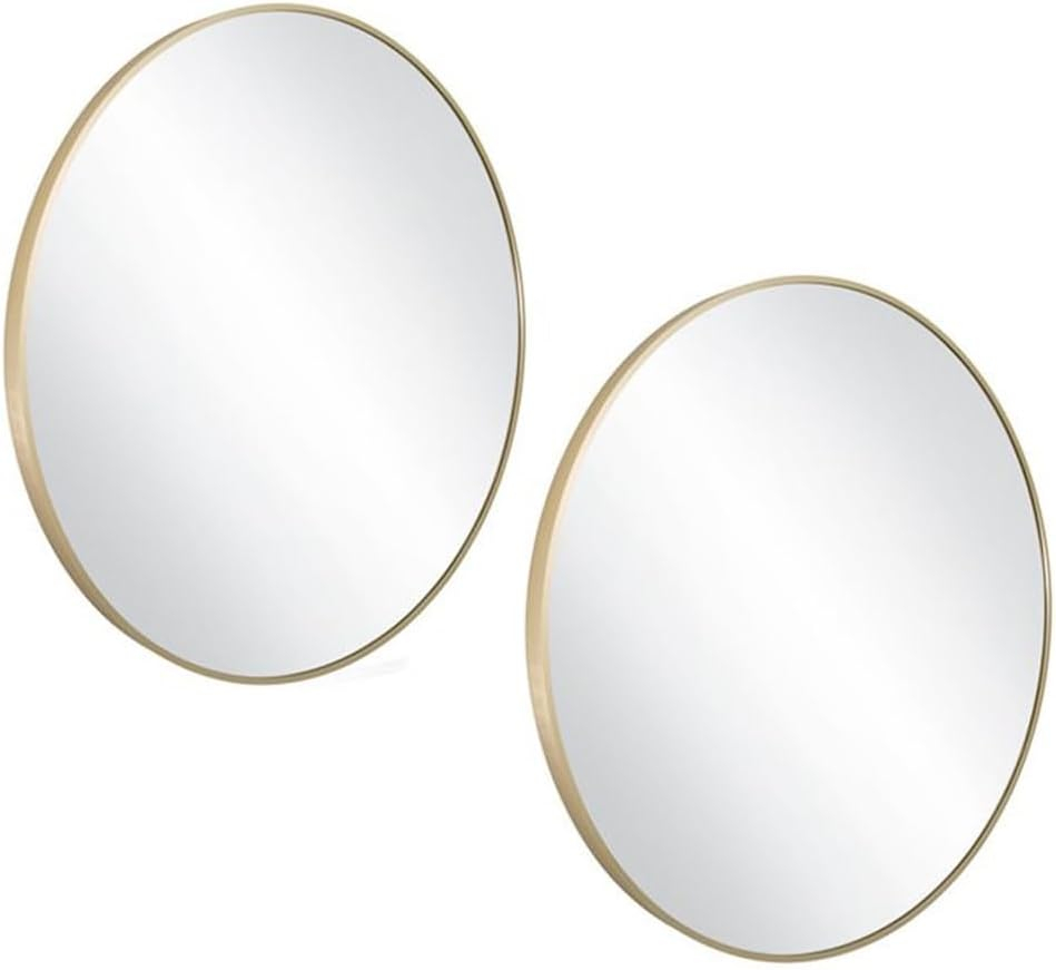 Design House Kenna 20" x 30" Round Wall Accent Mirror