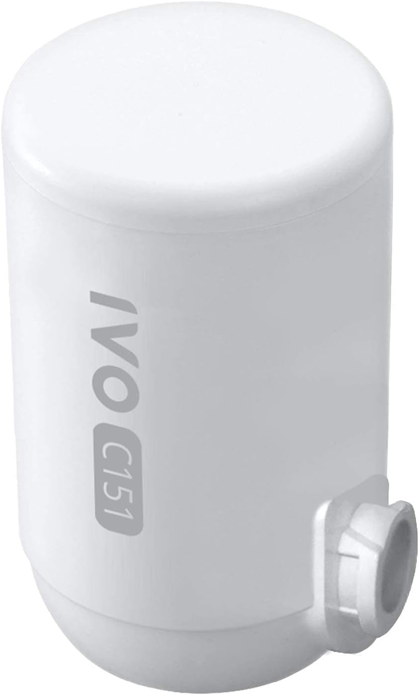IVO Replacement Water Filters (x1 Lasts for 4 Months) – 4-Stage Filtration with NSF-Approved Technology – Removes Contaminants Down to 0.1 Micron, Retains Healthy Minerals