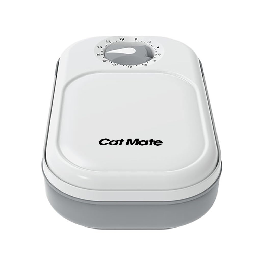 Cat Mate Single Meal Automatic Pet Feeder, BPA-Free, Fly-Proof, Holds 14 oz. of Wet Food