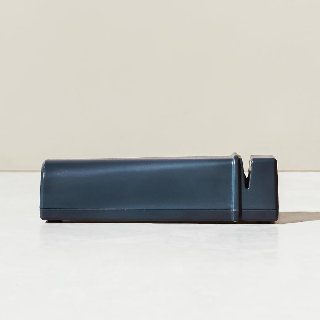 Compact Blue Ceramic Handheld Knife Sharpener