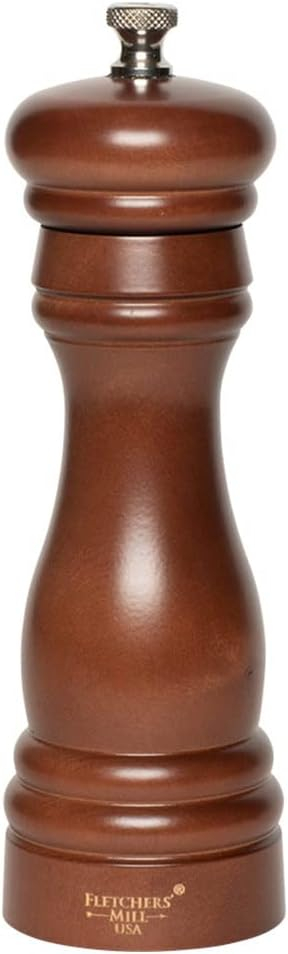 Fletchers' Mill Federal Pepper Mill, Walnut Stain - 6 in
