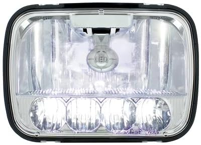 United Pacific 5 High Power LED 5 in x 7 in Crystal Headlight - High and Low Beam Headlight 31297