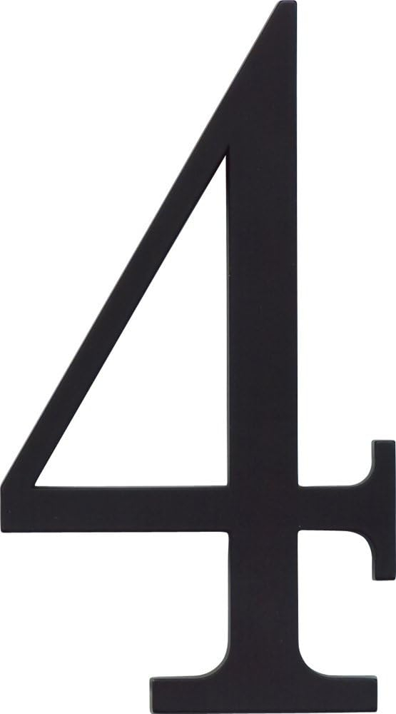 Atlas Homewares Traditionalist 6" H Surface Mount House Number