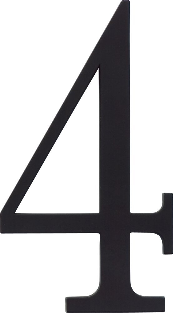 Atlas Homewares Traditionalist 6" H Surface Mount House Number