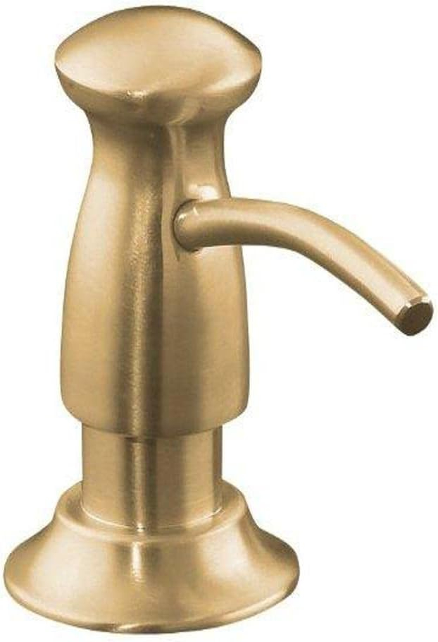 Transitional Design Refillable Soap Dispenser, Lotion Dispenser for Bathroom or Kitchen