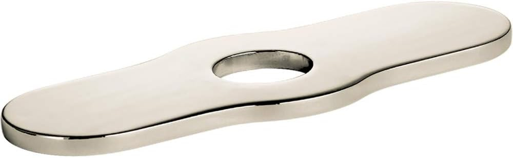 Joleena Hansgrohe Base Plate For Single-Hole Faucets6-Inch TransitionalBase Plate For Bathtub Faucet In Chrome, 04778000