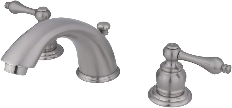 Kingston Brass KB972AL Victorian Widespread Bathroom Faucet, Polished Brass