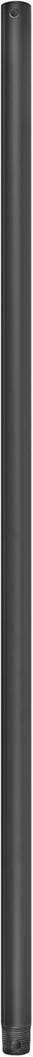 Matte Black 36-Inch Steel Ceiling Fan Downrod