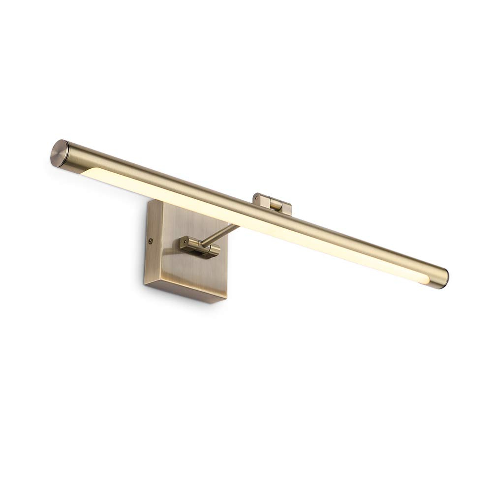 Joosenhouse Modern LED Picture Lights 24.4 inch, Antique Bronze Metal Artwork Display Lamp with Rotatable Sconces Lamp Head, 14W (70W Eqv.), Hardwired Connection, 3000K Warm White 840Lm…