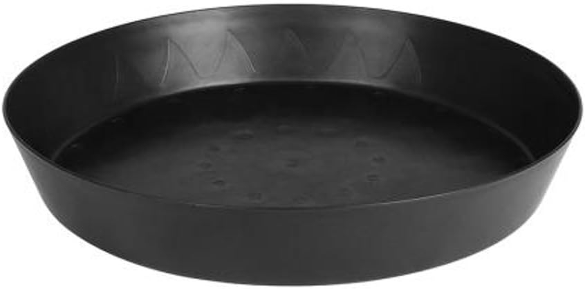 Heavy Duty Saucer with Tall Sides 20 Inch, Black