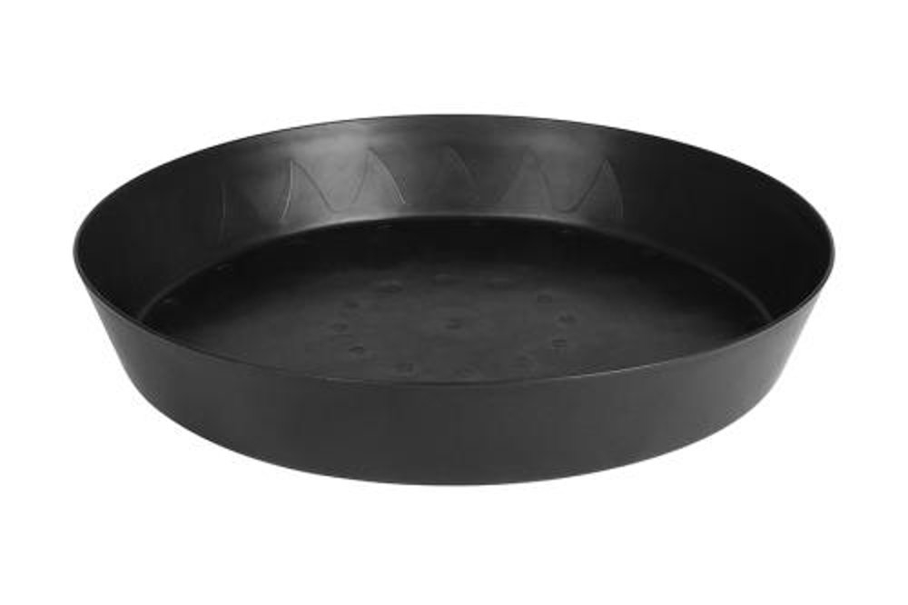 Heavy Duty Saucer with Tall Sides 20 Inch, Black