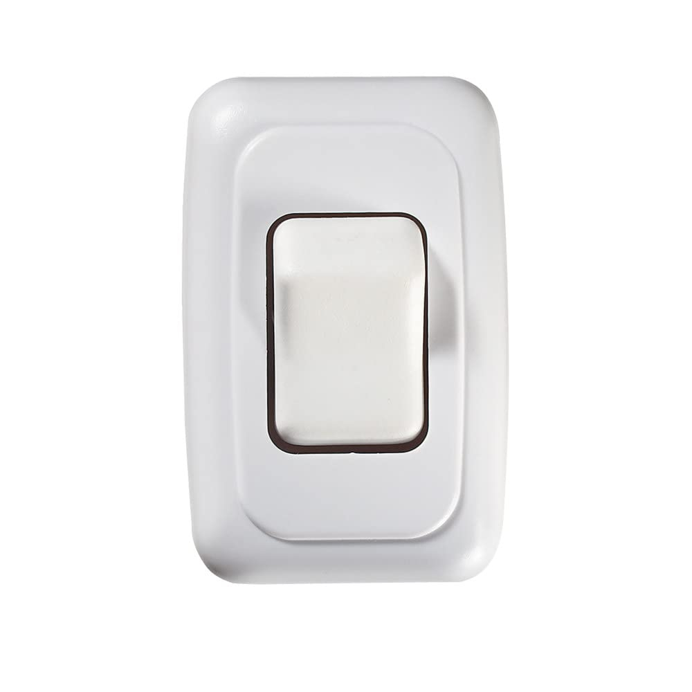 RV Designer Collection S531 Single Contoured Wall Switch