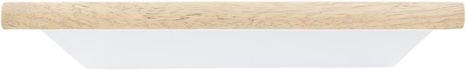 Santa Barbara Design Studio Pizza Rocker Stainless Steel and Oak Cutter, 13" x 4", Pizza My Heart