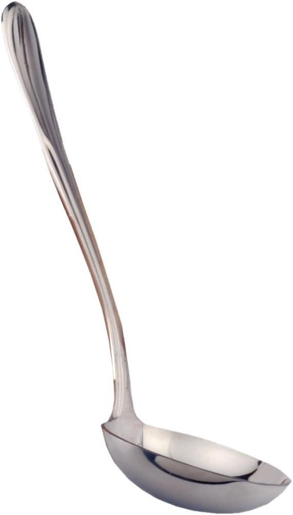 RSVP International Endurance Flatware Collection Stainless Steel, Dishwasher Safe, Ladle