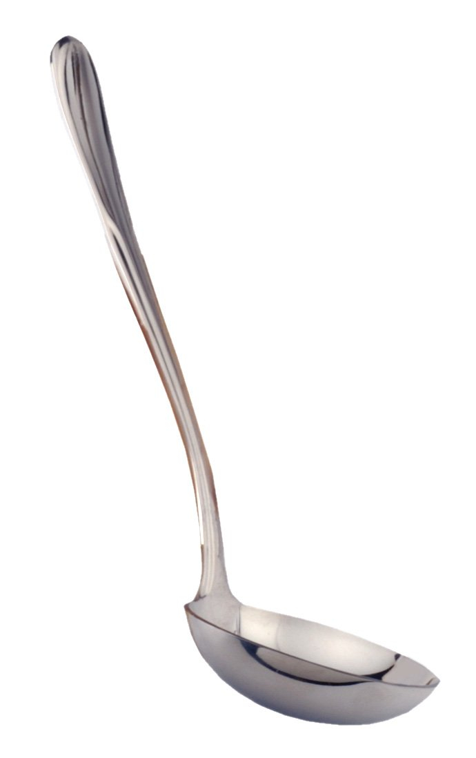 RSVP International Endurance Flatware Collection Stainless Steel, Dishwasher Safe, Ladle
