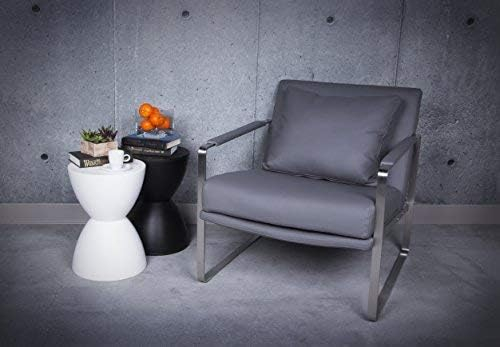 Sallie Black Weather-Resistant Plastic Indoor/Outdoor Stool