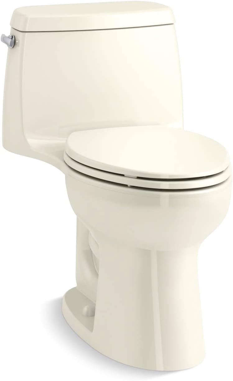 Santa Rosa Comfort Height One-Piece Compact Elongated 1.28 Gpf Toilet With Revolution 360 Swirl Flushing Technology