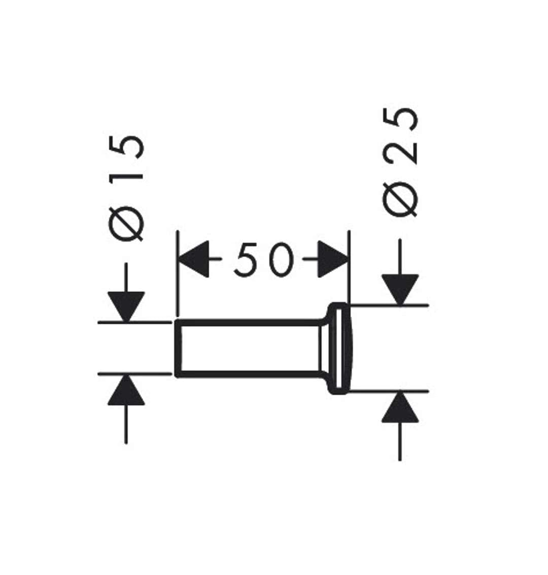 Matte Black Modern Wall Mount Single Hook
