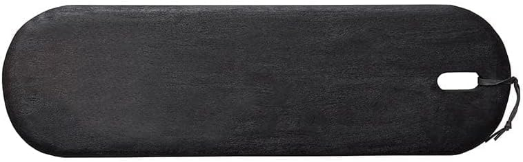 Santa Barbara Design Studio Cutting Boards and Serving Trays Charcuterie Paddle Board, Large, Black