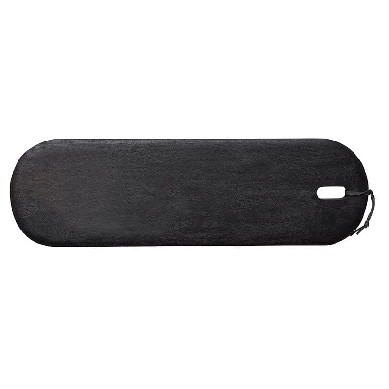 Santa Barbara Design Studio Cutting Boards and Serving Trays Charcuterie Paddle Board, Large, Black