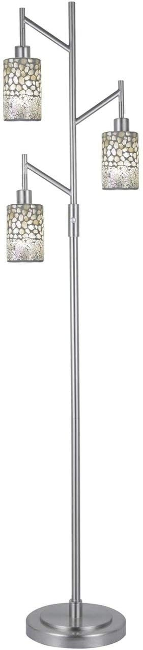 Dale Tiffany Alps 3-Light Mosaic Art Glass Floor Lamp