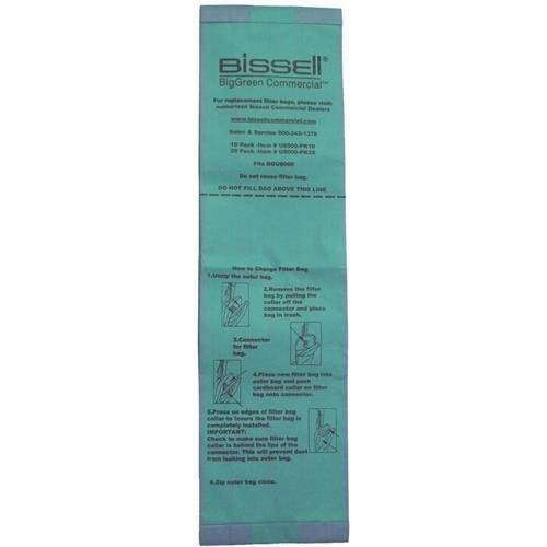 U8000-PK25 3-13/64in.L Vacuum Cleaner Bag Pack of 25